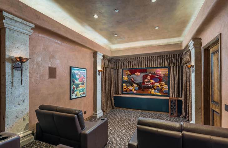 Movie Theater Inside The Hope House Scottsdale Rehab