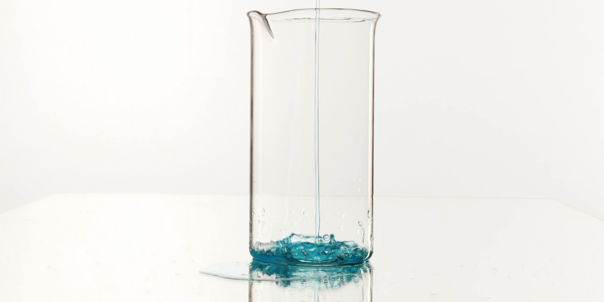 Container With Some Liquid Symbolizing Methyl Alcohol