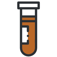 sample blood icon for blood testing for drug use