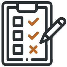 evaluation icon to access the appropriate detox plan