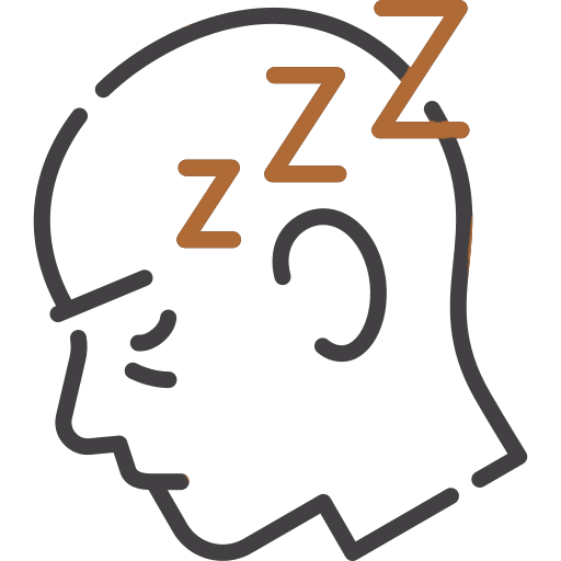 icon depicting drowsiness the side effects of addiction