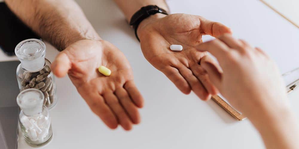 Photo Of Doctor Giving Medication To Patient