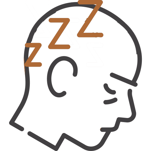 icon depicting drowsiness the side effects of addiction