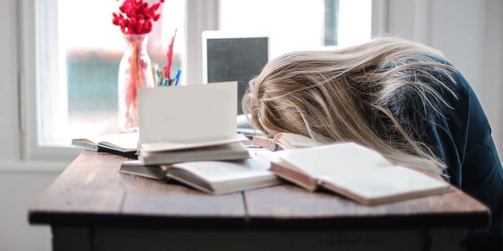 photo of a person experiencing fatigue