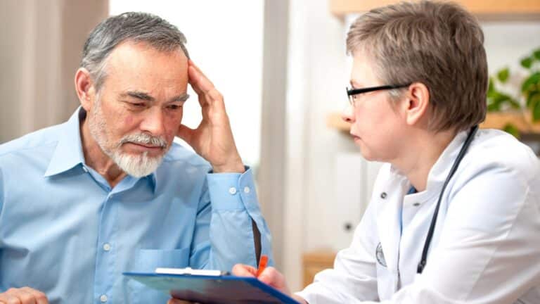 a man struggling with dementia and substance abuse