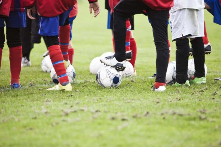 soccer players legs