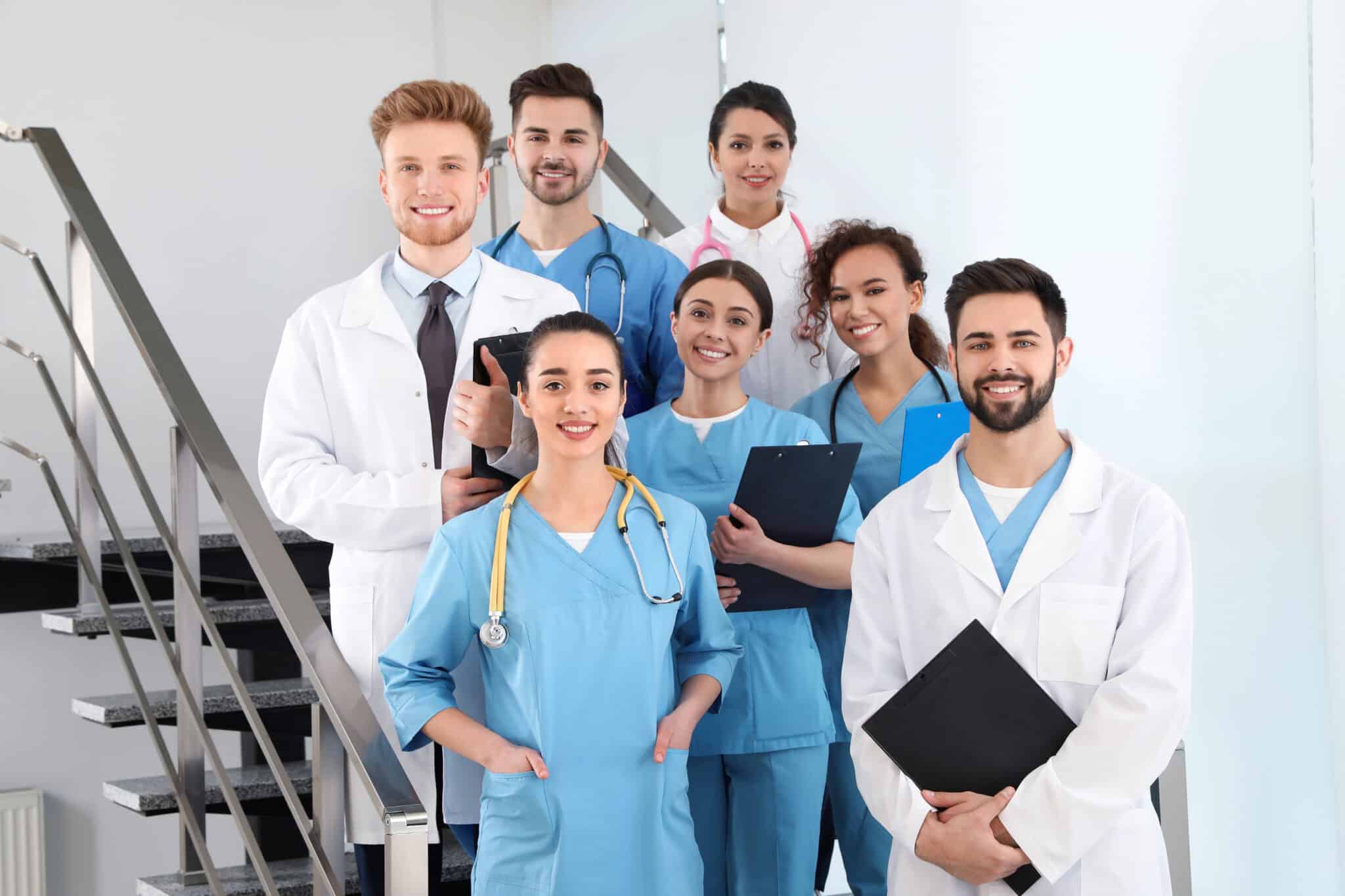 team of medical workers
