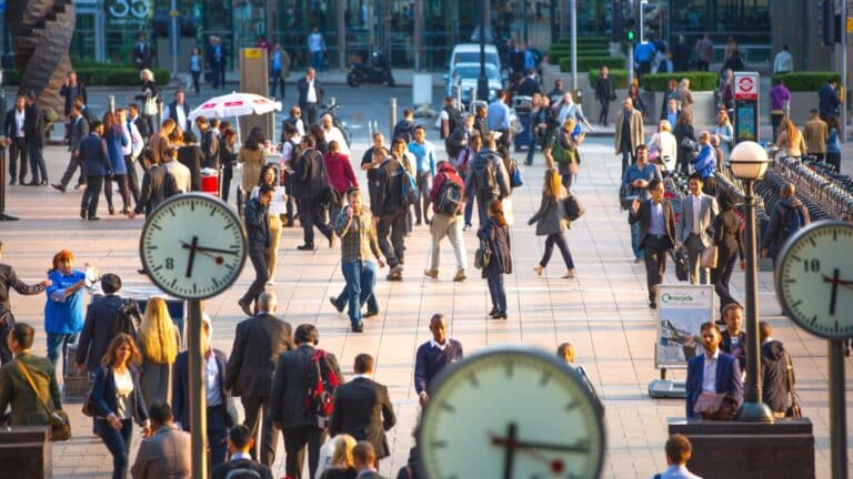 People walking on the street