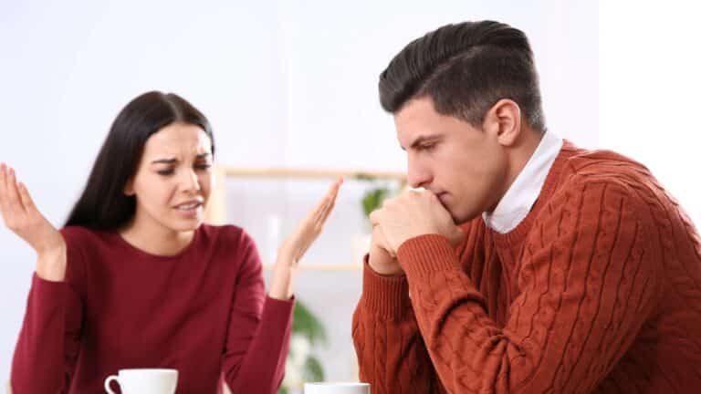 couple having a deep conversation