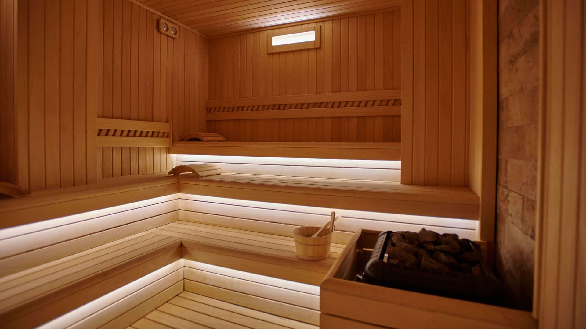 Sauna interior