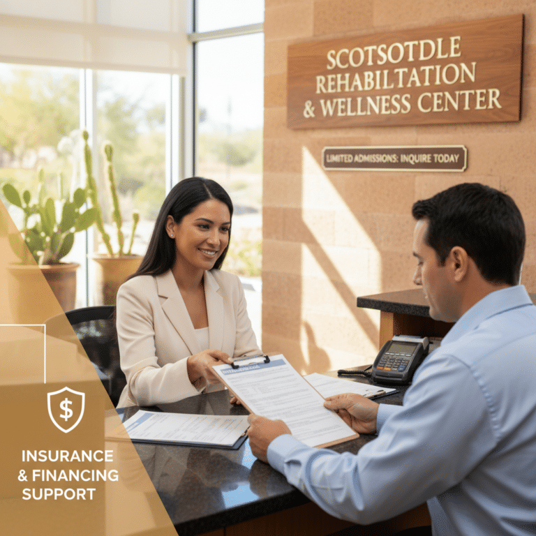 Scottsdale rehabilitation and wellness center, insurance and financing support for rehab admissions.